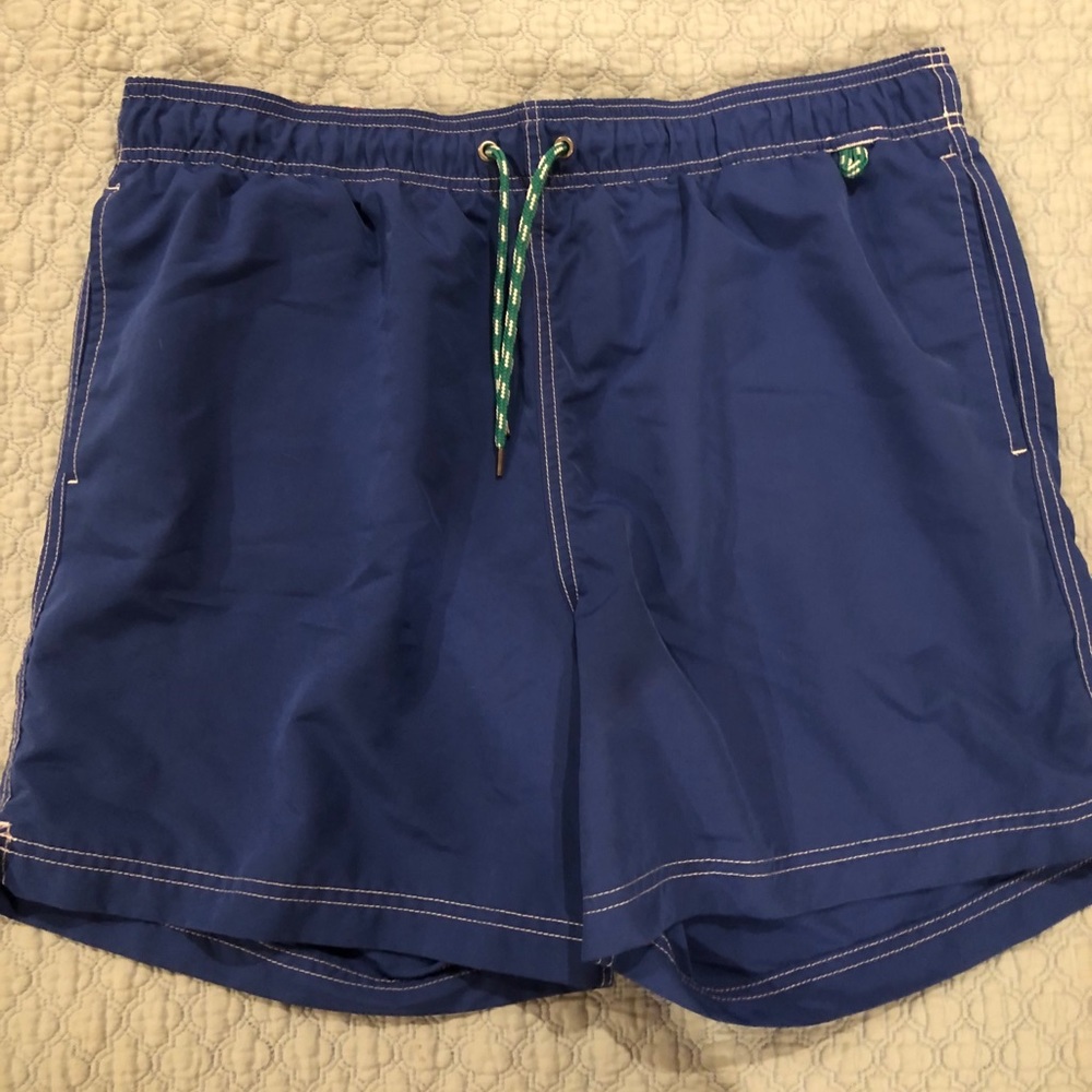 Large Blue Lands’ End Bathing Suit